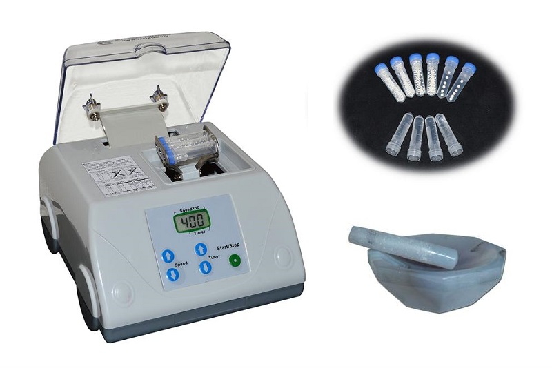 Micro-Vibration Mill with Zirconia Beads